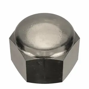 GRAINGER CPB299 Cap Nut, 3/4 Inch-10 Thread, Nickel Plated, Not Graded, Brass, 0.875 Inch Height | CP8JWU 38D052