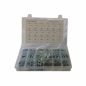 GRAINGER CPS2NE66GR Screw/Nut/Washer Assortment, Metric, 225 Peices | CD2FXH 53WR32