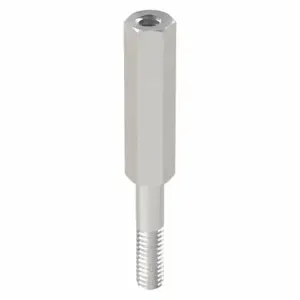 GRAINGER CRR041688GR Standoff, 2 Inch Length, 1 1/4 Inch Body Length, 1 Inch Thread Length, 1/4 Inch Hex Width | CQ7DJV 6NZX5