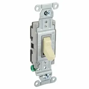 GRAINGER CSB115BI Wall Switch, Toggle Switch, Single Pole, Ivory, 15 A, Screw Terminals, Screw Terminals | CP9EGA 52HF03