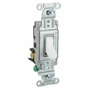 GRAINGER CSB320BW Wall Switch, Toggle Switch, 3-Way, White, 20 A, Screw Terminals, Screw Terminals | CP9EEY 52HF14