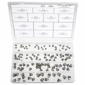 GRAINGER CT100 Acorn Nut Assortment, Steel | CQ2AZV 6XEE5