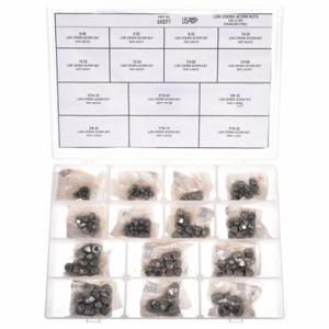 GRAINGER CT112 Acorn Nut Assortment, Stainless Steel, 316 | CQ2AEJ 6XEF7