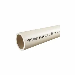 GRAINGER CTS-010-10 Pipe, Evertuff Cpvc Cts, Cpvc, 1 Inch Nominal Pipe Size, 10 Ft Overall Length | CP9BLK 56GX58