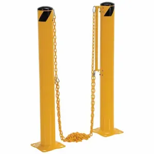 GRAINGER DCBB-42-4.5 Dock Chain Barrier Bollard, 4 1/2 Inch Outside Dia, 42 Inch Finished Ht | CP7RQA 45XC45