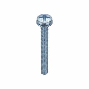 GRAINGER DCU66040GR Machine Screw, #6-32 Thread, 1 1/4 Inch Length, Steel, 0.022 Inch Washer Thickness, 50PK | CG9UQN 1PXR7