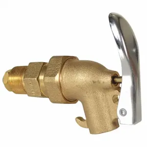 GRAINGER DFT-ADJ Drum Faucet, Manual, 3/4 Inch Male Npt, 5/8 Inch Outlet Connection Size, Adj, Brass | CP9DVT 36JP49