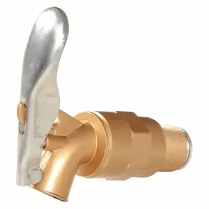 GRAINGER DFT-AS-SC Drum Faucet, Manual, 3/4 Inch Male Npt, 5/8 Inch Outlet Connection Size, Adj, Brass | CP9DVX 36JP47