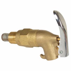 GRAINGER DFT-RIGID Drum Faucet, Manual, 3/4 Inch Male Npt, 5/8 Inch Outlet Connection Size, Adj, Brass | CP9DVY 36JP48