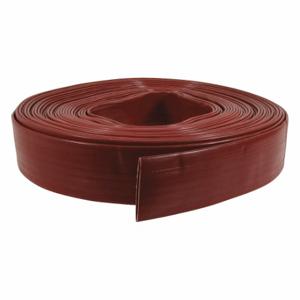 GRAINGER 45DT80 Water Discharge Hose, 1 1/2 Inch Heightose Inside Dia, 300 ft Hose Length, 150 psi, Red | CQ7XXE