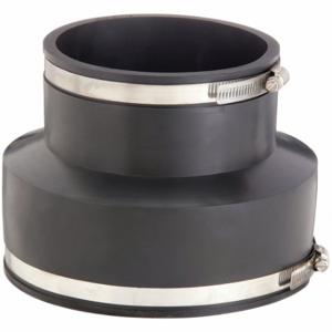 GRAINGER DX1001-64 Flexible Coupling, Pvc, 4 In 6 Inch Pipe, 6 Inch Overall Length | CQ3QLE 53UE49