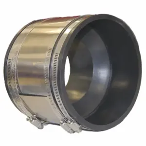 GRAINGER DX1001-66SR Shielded Transition Coupling, Pvc, 6 Inch Pipe, 6 Inch Overall Length | CQ3QMV 53UE51