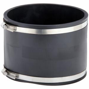 GRAINGER DX1002-44 Flexible Coupling, Pvc, 4 Inch Pipe, 4 Inch Overall Length | CQ3QLH 53UE56