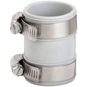 GRAINGER DXTC-150 Flexible Coupling, Pvc, 1 1/4 In 1 1/2 Inch Pipe, 2 1/4 Inch Overall Length | CQ3QLD 406F43