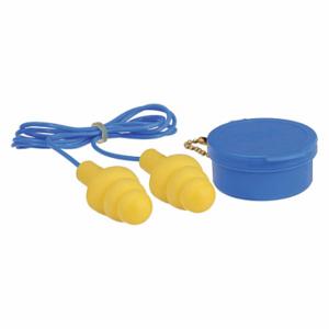 GRAINGER EAR913 Ear Plugs, Flanged, 25 Db Nrr, Gen Purpose, Corded, Reusable, Push-In, 5 PK | CP9DXT 8NG63