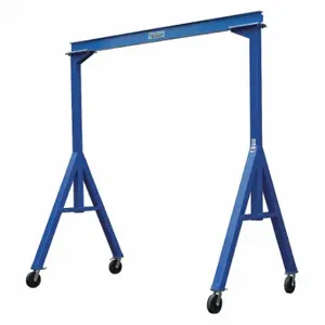 GRAINGER FHS-4-10 Fixed Gantry Crane, 4000 lb Load Capacity, 120 Inch Min. I Beam Height, 10 ft, Steel | CP9RTV 48TC32