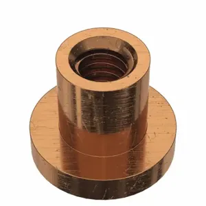 GRAINGER FLGNTBZR15 Flange Nut, 1 5 Thread, 2 Inch Hex Height, Bronze, Not Graded, Plain | CQ2AFB 33P099