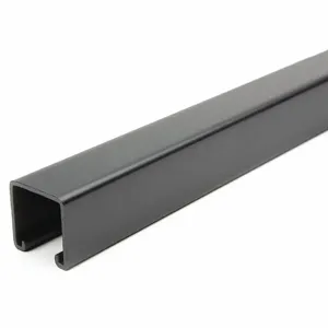 GRAINGER FS-200 FBK 18.00 Strut Channel - Solid Wall, Steel, Painted, 12 ga Gauge, 18 Inch Overall Length, Black | CQ7FAQ 45YW08