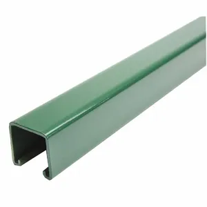 GRAINGER FS-200 GR 18.00 Strut Channel - Solid Wall, Steel, Painted, 12 ga Gauge, 18 Inch Overall Length, Green | CQ7FAR 45YV91