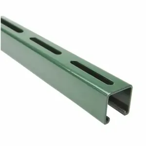 GRAINGER FS-200SL GR 120.00 Strut Channel - Slotted, Steel, Painted, 12 ga Gauge, Slotted Holes, 4 Inch Slot Spacing | CQ7EYF 3ULW5