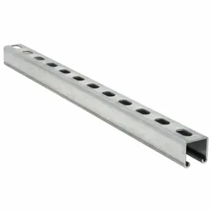 GRAINGER FS-200SS PG 18.00 Strut Channel - Slotted, Steel, Pre-Galvanized, 12 ga Gauge, 18 Inch Overall Length | CQ7EZB 45YV26