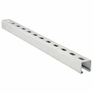 GRAINGER FS-200SS WT 24.00 Strut Channel - Slotted, Steel, Painted, 12 ga Gauge, 2 ft Overall Length, White | CQ7EXW 45YV32