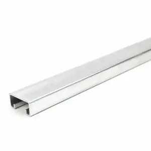 GRAINGER FS-500 AL 60.00 Strut Channel - Solid Wall, Aluminum, 14 ga Gauge, 5 ft Overall Length | CQ7FAN 45YW59