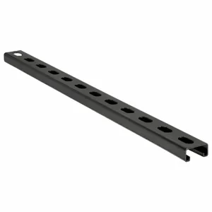 GRAINGER FS-500SS FBK 18.00 Strut Channel - Slotted, Steel, Painted, 14 ga Gauge, 18 Inch Overall Length, Black | CQ7EYK 45YV72