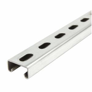 GRAINGER FS-500SS ST4 60.00 Strut Channel - Slotted, 304 Stainless Steel, 14 ga Gauge, 13/16 Inch Overall Height | CQ7FFE 45YV82