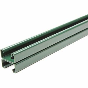 GRAINGER FS-501SS GR 60.00 Strut Channel, Slotted Back-to-Back, Steel, Painted, 5 ft Overall Length, Green, Slotted | CQ7FEG 45YX02
