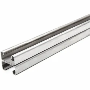 GRAINGER FS-501SS ST4 18.00 Strut Channel, Slotted Back-to-Back, 304 Stainless Steel, 14 ga Gauge | CQ7FCQ 45YX26