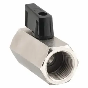 GRAINGER DCBV-18 Mini Ball Valve, 1/8 Inch Pipe, Full, 600 PSI CWP, -20 Deg to 370 Deg F, Wedge Handle | CQ2LPH 38EG01