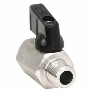 GRAINGER G-SSMM-25NL Mini Ball Valve, 1/4 Inch Pipe, Full, 1000 PSI CWP, -20 Deg to 370 Deg F, Wedge Handle | CQ2LNV 38EG14