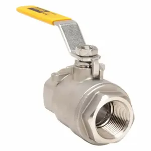 GRAINGER G-SSV-100NLH Ball Valve, 1 Inch Pipe, 2000 PSI CWP, 0-400 Deg F, Lever Handle, Female NPT | CQ2LKL 20K948