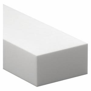 GRAINGER G15-TRB-.125-1X1 Rectangle Stock, 0.125 Inch Plastic Thick, 1 Inch Width X 12 Inch L, White, Opaque | CQ3WRY 30GC84