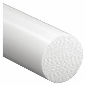 GRAINGER G15-TRCE-.938-3 Plastic Rod, 3 Ft Plastic Length, White, Opaque, 4, 350 Psi Tensile Strength | CQ3VYZ 30GC25