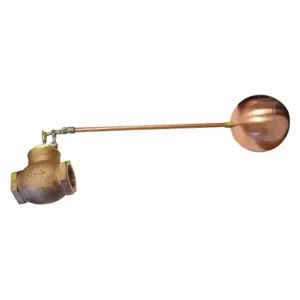 GRAINGER GCF200 Globe Float Valve with Threaded Outlet, Pipe Mount, 2 Inch Size, NPT, Bronze Valve | CP9PNQ 52WY39