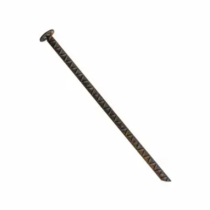 GRAINGER GNR91400-2 Rebar Spikes, Steel No Coating, Gray, 14 Inch Length, 14 Inch Height, 2 PK | CQ4ZJR 49ZZ43