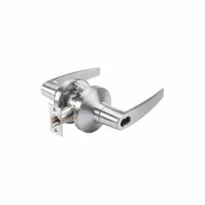 GRAINGER GP 115 MIA 626 234 ASA SFL Door Lever Lockset, Grade 2, Mia Straight, Satin Stainless Steel, Not Keyed, Lever | CP9CTQ 53DL13