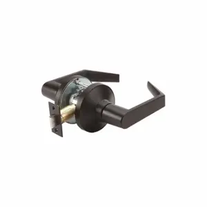 GRAINGER GP 126 PHL 613 234 ASA Door Lever Lockset, Grade 2, Phl Angled, Oil Rubbed Bronze, Not Keyed | CP9CUB 53DL48