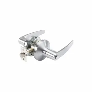 GRAINGER GP 176 MIA 626 234 ASA Door Lever Lockset, Grade 2, Mia Straight, Satin Stainless Steel, Not Keyed | CP9CTM 53DL73