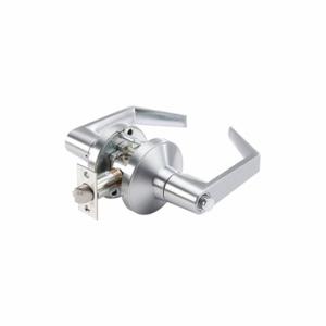 GRAINGER GP 176 PHL 626 234 ASA Door Lever Lockset, Grade 2, Phl Angled, Satin Stainless Steel, Not Keyed | CP9CUH 53DL76