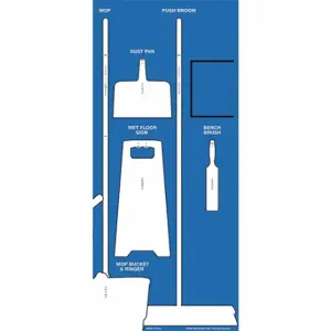 GRAINGER GPSM308 Shadow Board, 68 Inch Height, 30 Inch Width, 0.236 Inch Depth | CP8XNR 54XK21