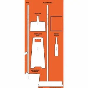 GRAINGER GPSM312 Shadow Board, 68 Inch Height, 30 Inch Width, 0.236 Inch Depth | CP8XNZ 54XK33