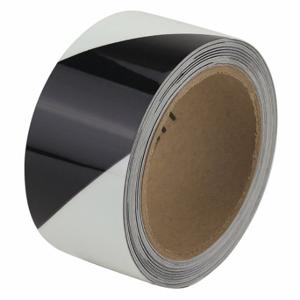 GRAINGER GS002 Floor Marking Tape, Glow-in-the-Dark, Striped, Black/White, 2 Inch x 30 ft | CP9PVE 452C98