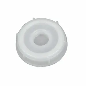 GRAINGER GSC76R-10 Plastic Pail Lid, Gasketed/Reducing Screw Cap, 2 3/4 Inch OverallDia, White | CQ7DTH 53CJ84