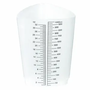 GRAINGER H972-01 Disposable Beaker, Polypropylene, 32 Oz Labware Capacity - English, 200 PK | CP7PLX 3UUP8