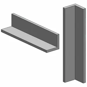 GRAINGER ha.5x5-12 A36 Carbon Steel Angle, 90 Deg. Angle, 5 Inch Leg, 12 Inch Overall Length | CP8MWG 799TY6