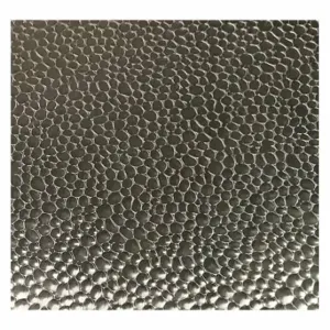 GRAINGER Hammertone 304#4-24Gx48x120 Silver Stainless Steel Sheet, 4 Ft X 10 Ft Size, 0.023 Inch Thick, Textured Finish, B92 | CQ4UAJ 783Z13