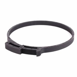 GRAINGER HC-109-PA66-BK Hose Clamp, Nylon, Black, Double Tooth, 4.21 Inch 4.49 Inch Clamping Dia | CQ4UUQ 56LW58